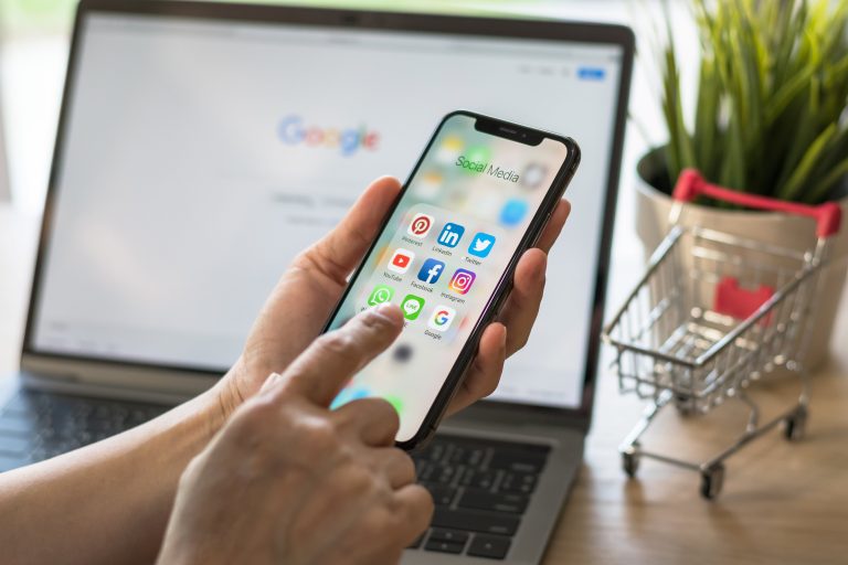 google and social media apps