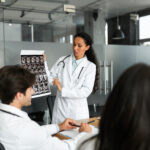 Doctors working together to create marketing