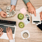 Marketers budgeting a marketing budget