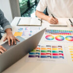 Marketers creating brand guidelines